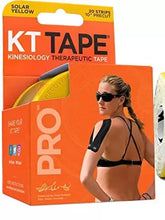 Load image into Gallery viewer, KT Pro Therapeutic Synthetic Tape 10 inches precut. Kinesiology therapeutic tape. 100% synthetic fabric.
