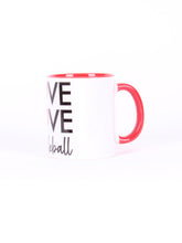 Load image into Gallery viewer, Enjoy your morning Coffee or Tea in style with our White Love Love Mug. Choose between Love Love Tennis and Love Love Pickleball or both. Perfect gift for your doubles partner, partner, friend or yourself.
